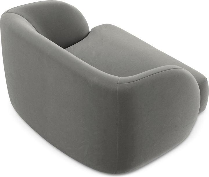 Actual product image Micadoni Bouclé Armchair, "Miley", 1 Seat, 103x90x70Made in Europe