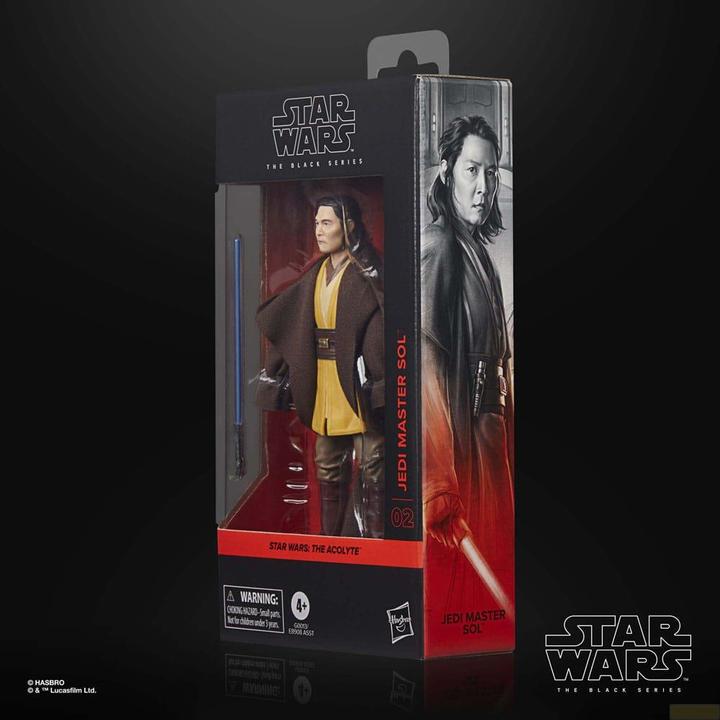 Actual product image Hasbro Star Wars: The Acolyte Black Series action figure Jedi Master Sol 15 cm