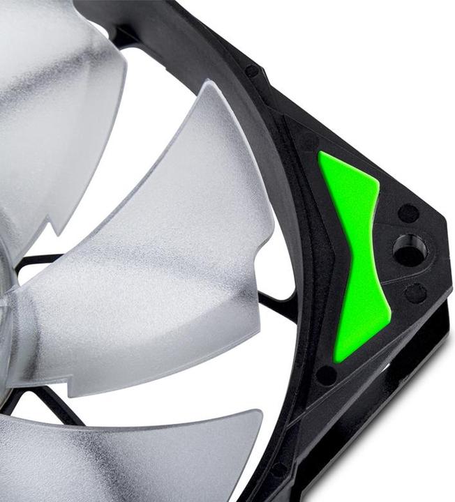 Produktbild Nox H-Fan LED Computergehäuse Ventilator 12 cm Schwarz (120 mm, 1 x)