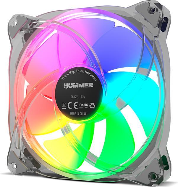 Produktbild Nox X140-FAN Computergehäuse Ventilator 14 cm Durchscheinend 1 Stück(e) (140 mm, 1 x)