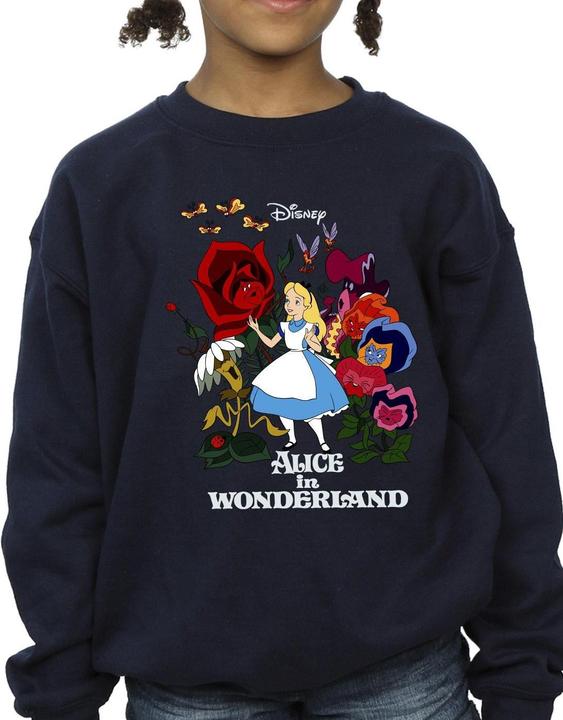 Immagine prodotto Disney Alice In Wonderland Flowers Felpa Ragazze (152, 158)