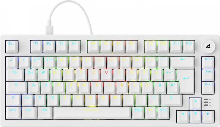 Produktbild Sharkoon SGK25 white (DE, Kabelgebunden)