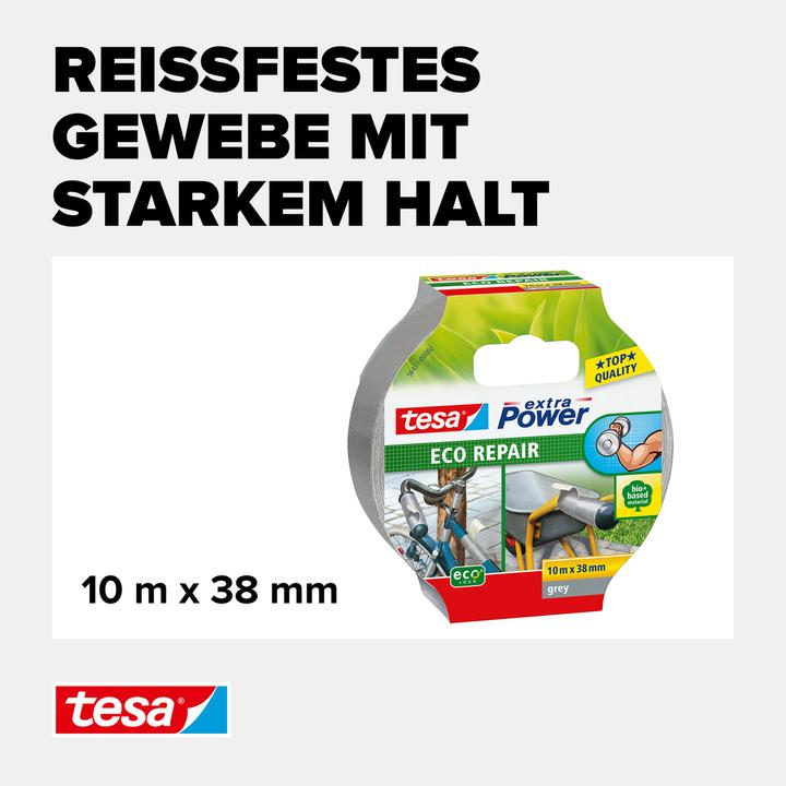 Actual product image tesa EXTRA POWER fabric tape ecoLogo (38 mm)