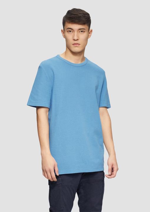 Produktbild S.Oliver T-Shirt T-Shirt aus Baumwolle mit Waffelstruktur (XXL)