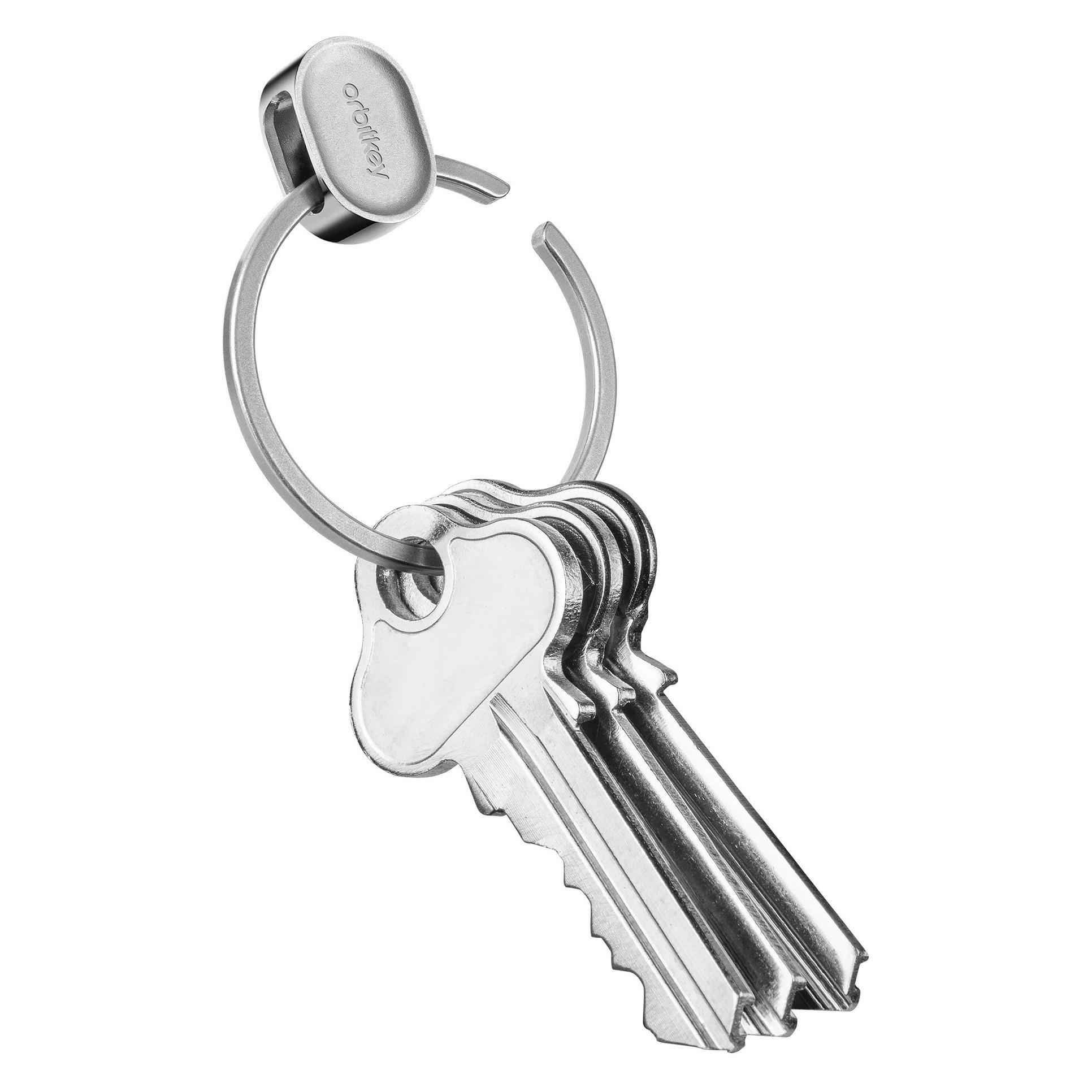Orbitkey, Vrouwen, Sleutelhanger, Accessoires Zilver, Zilver