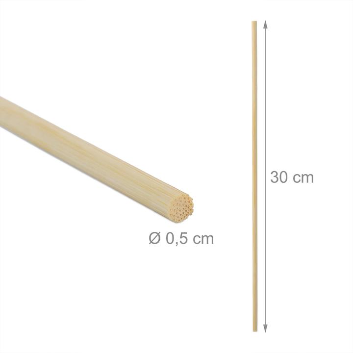 Actual product image Relaxdays bamboo sticks