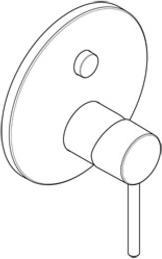 Produktbild Kludi UP-Wafü- u Brause-EHM BOZZ Push Feinbau-Set m FE mattschwarz