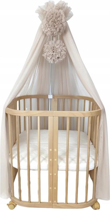 Actual product image Baby-Nest Canopy pompoms