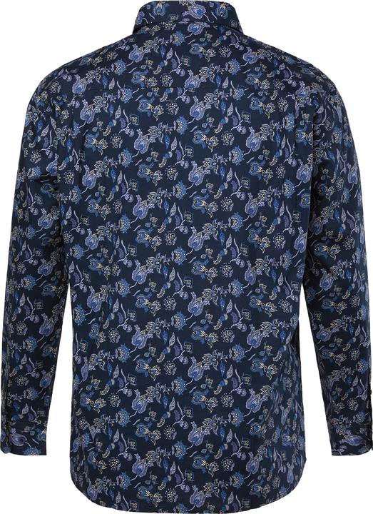 Produktbild Boston Park Hemd, Langarm, Kentkragen, Alloverprint, Comfort Fit (4XL)