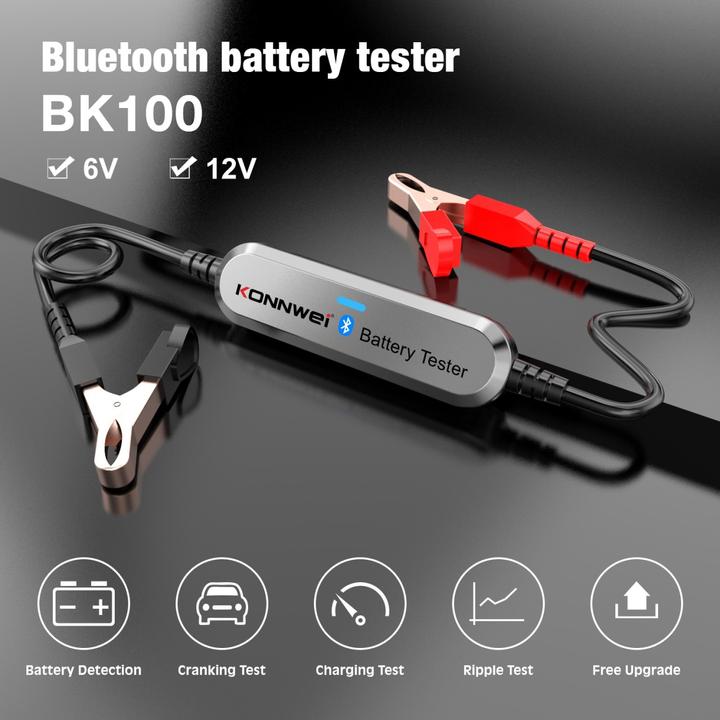 Immagine prodotto Konnwei Bluetooth Batterietester für Auto & Motorrad BK100