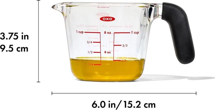 Produktbild OXO Messbecher aus Glas (250 ml)