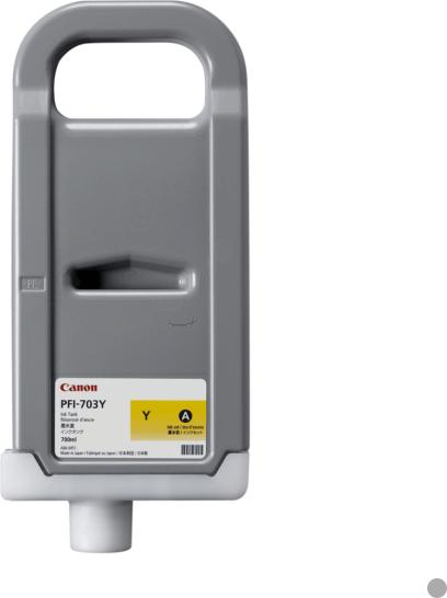 Actual product image Canon Pfi-703y (Y)