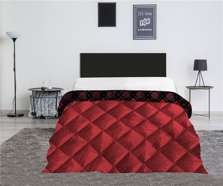 Procos Spiderman Chaos gesteppt Tagesdecke, Steppdecke 24 (240 x 220 cm)