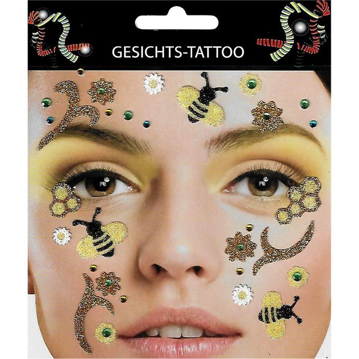 Actual product image Sombo Face tattoo bee