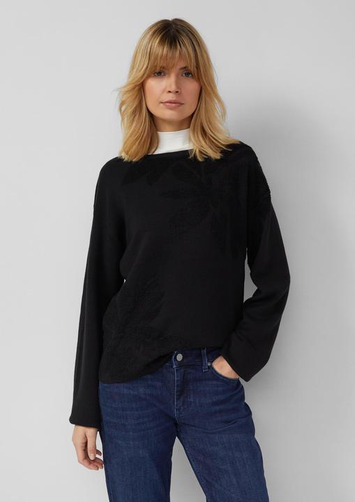 Actual product image s.Oliver Strickpullover Pullover mit dekorativem Strickmuster (48)