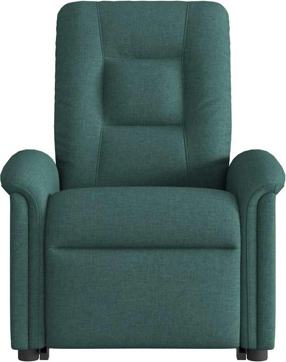 Immagine prodotto vidaXL Poltrona massaggiante con ausilio stand-up in tessuto verde scuro
