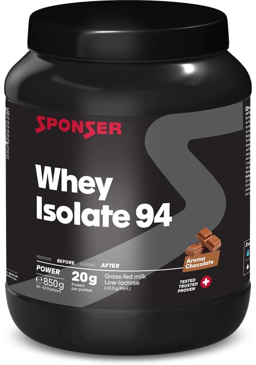 Actual product image Sponser Whey Protein 94 (Chocolate, 1 x, 850 g)