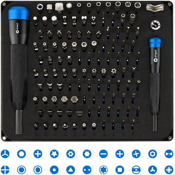 Actual product image iFixit Manta Precision Bit Set (Cross Phillips PH)