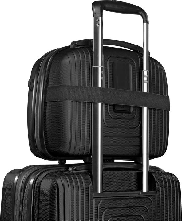 Produktbild Redolz Essentials 14 4-Rollen Kofferset + Beautycase 4 tlg. mit Dehnfalte (264 l)