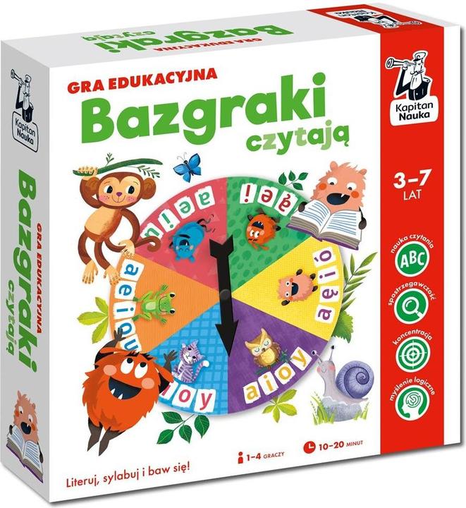 Actual product image Kapitan Nauka Scribblers Read. Educational game. Captain Science (German, 3 - 7 years)