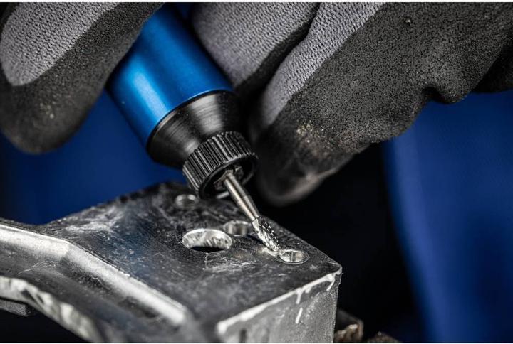 Produktbild Pferd Hartmetallfrässtift flammenförmig 3x7 mm Schaft ø 3 mm Zahnung 3 PLUS für universellse Anwendungen