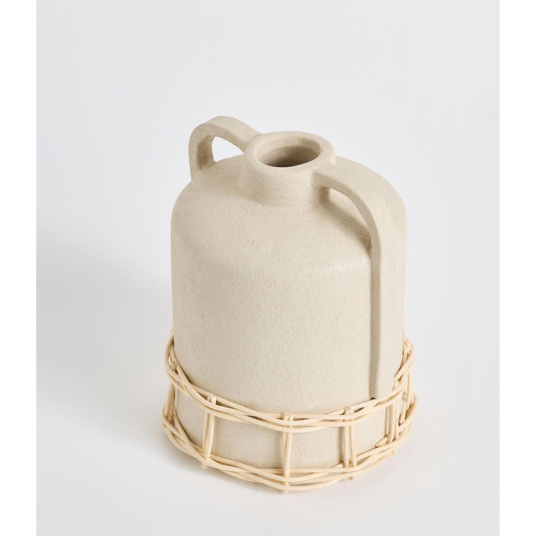 Hanah Home, Vaso, Handle Terracota Vase (1 X)
