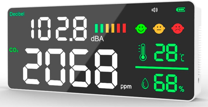 Levenhuk Wezzer Air PRO CN20 Luftqualitäts-Lärm-Monitor