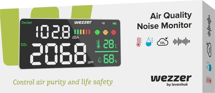 Produktbild Levenhuk Wezzer Air PRO CN20 Luftqualitäts-Lärm-Monitor