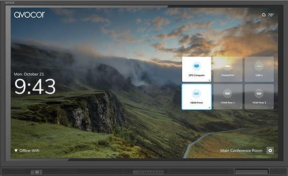 Produktbild Avocor E40 Series 75" 4K IRLEDInterDis (3840 x 2160 Pixel, 75")