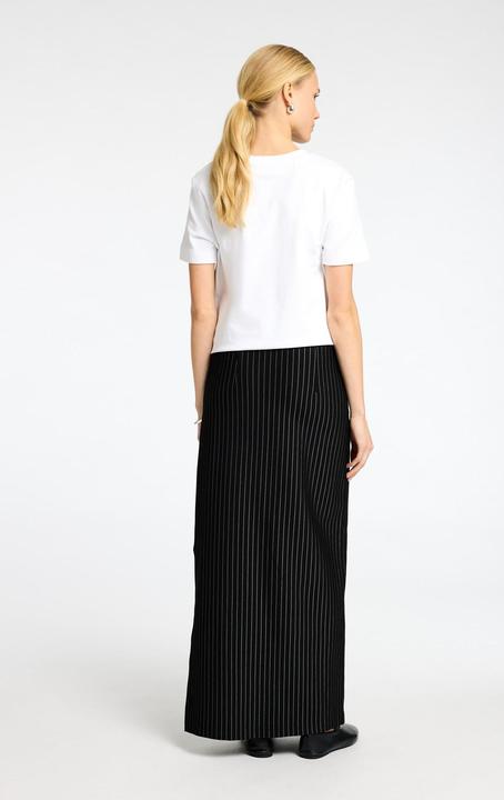 Image du produit Selected Femme Maxijupe en viscose à rayures (S)