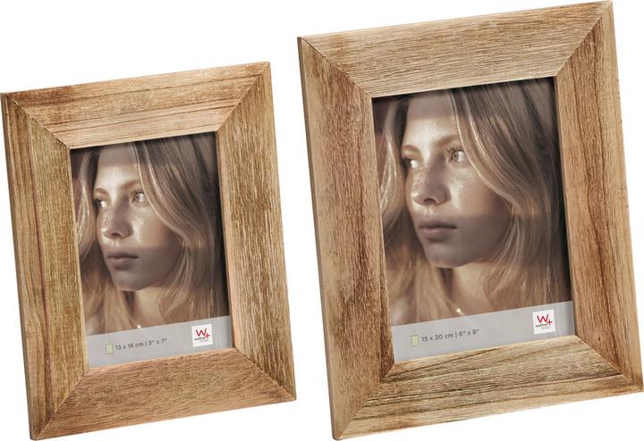 Immagine prodotto Walther Design Cornice per ritratto Limmerick marrone 15x20 cm (23 x 28.50 cm)