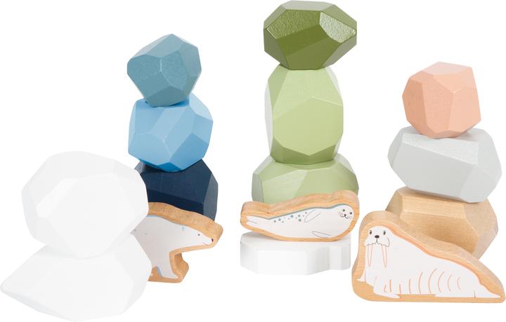 Produktbild small foot Balanciersteine aus Holz „Arctic“