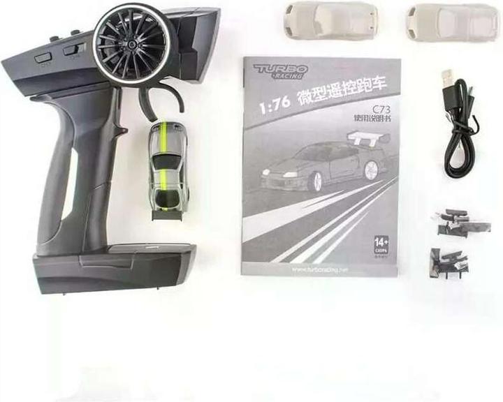 Actual product image Turbo Racing Micro Sport C73, Grün, RTR, 1:76 (RTR Ready-to-Run)