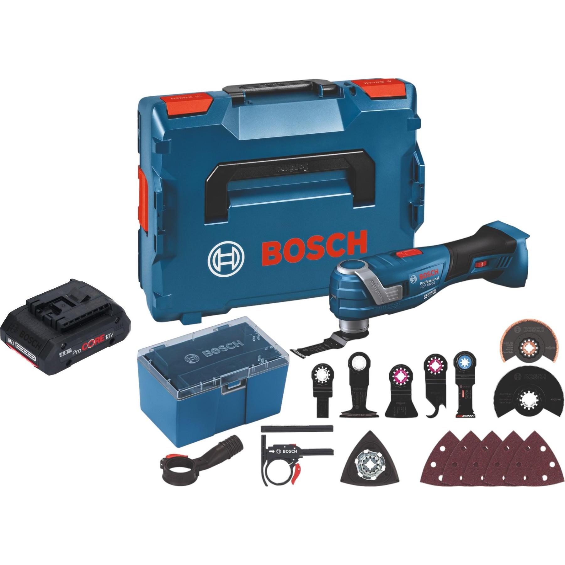 Bosch Professional, Multifunktionswerkzeug, GOP 18V-34