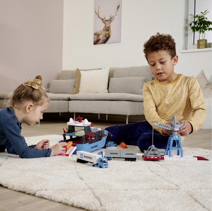 Produktbild Majorette Creatix Logistic Freight Ship+1 vehicle
