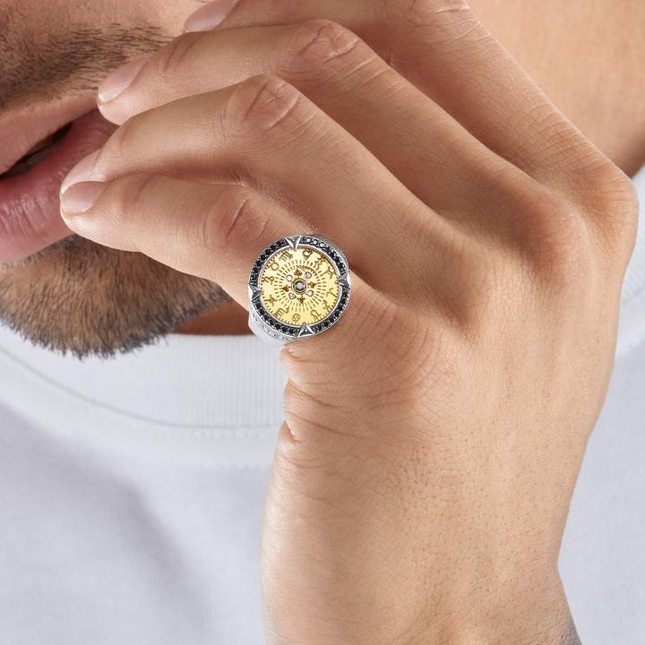 Immagine prodotto Thomas Sabo Elementi della natura anello d'oro (48, 925 Argento)
