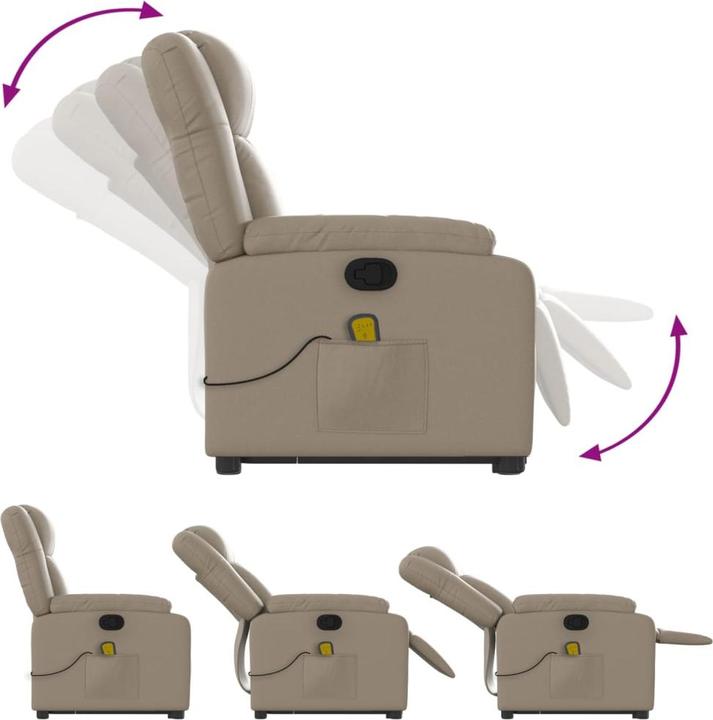 Produktbild vidaXL Massagesessel mit Aufstehhilfe