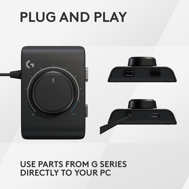 Actual product image Logitech G G Racing Adapter (PC, PS4, PS5, Xbox One S, Xbox One X, Xbox Series S, Xbox Series X)