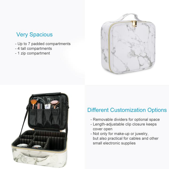 Actual product image Intirilife Make Up Bag 26 x 23.4 x 9.5 cm