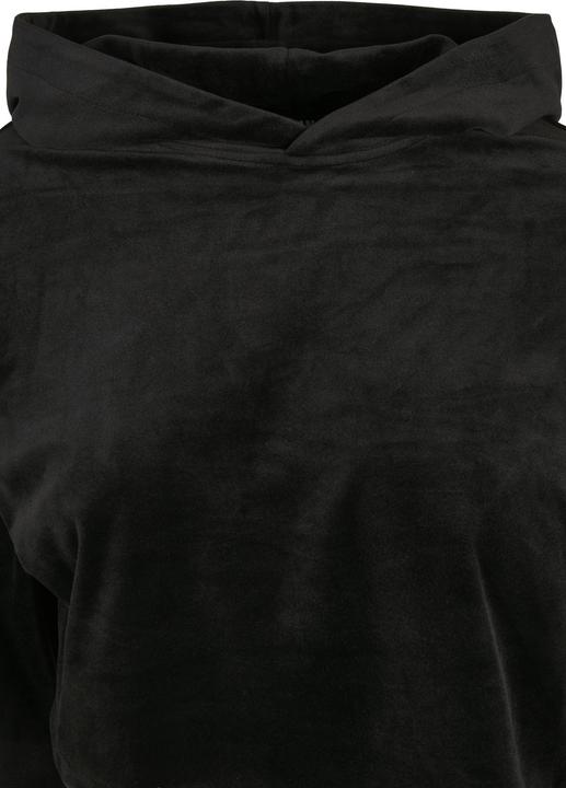 Actual product image Urban Classics Ladies Cropped Velvet Oversized Hoody (M)