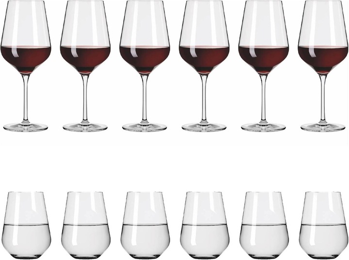Actual product image Ritzenhoff Red Wine & Water Glasses Light White Aurelie (57 cl, 12 Glasses, Red wine glasses)