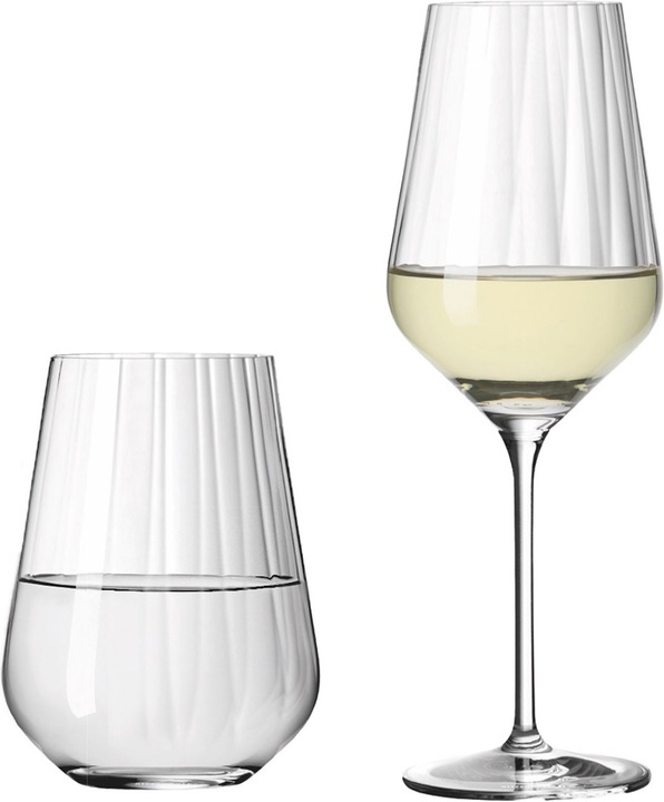 Actual product image Ritzenhoff White Wine & Water Glasses Star Cut (38 cl, 12 Glasses, White wine glasses)
