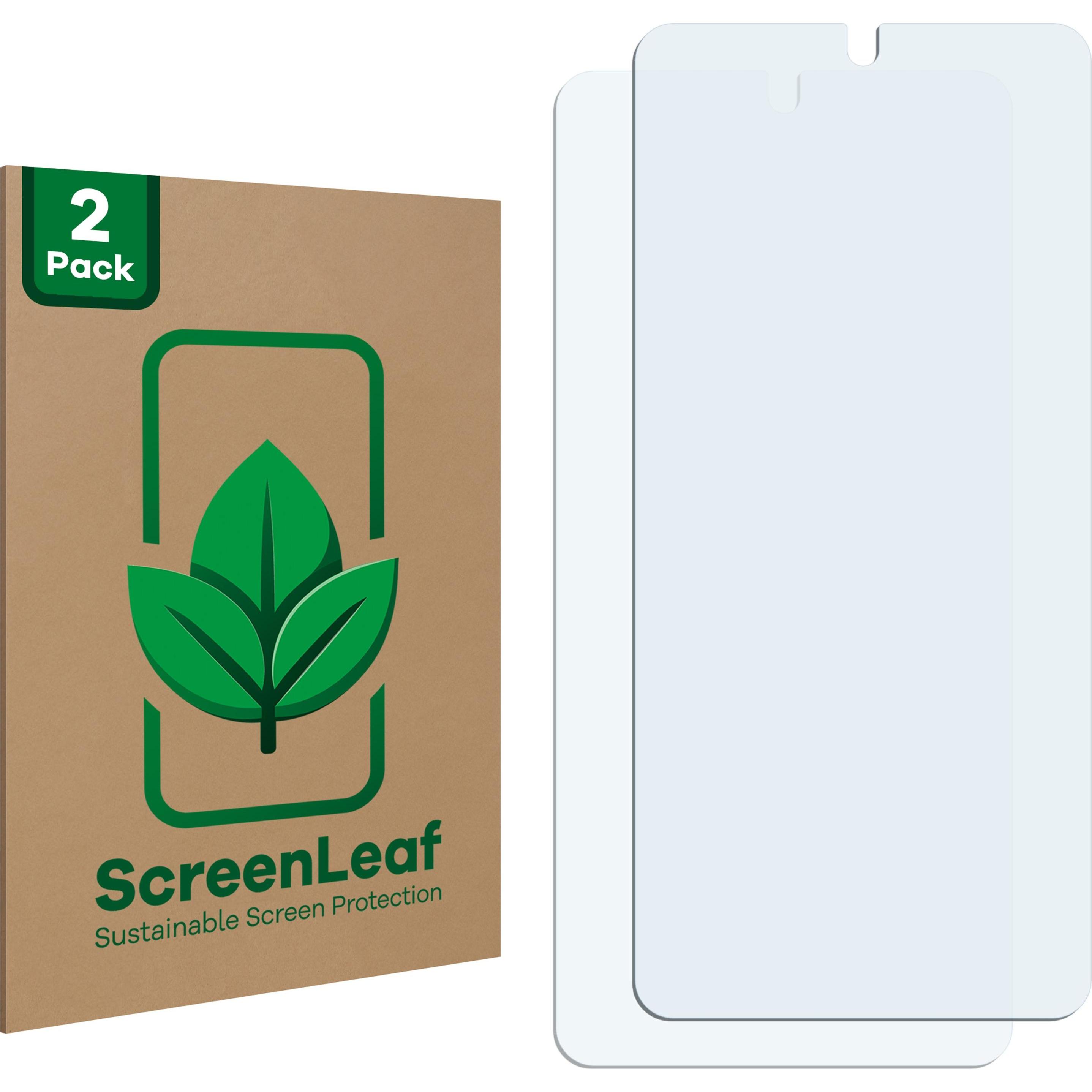 Thumbnail - ScreenLeaf Schutzfolie nachhaltiger Displayschutz Displayschutzfolie Folie Klar Transparent (2 Stück, Samsung Galaxy S21...