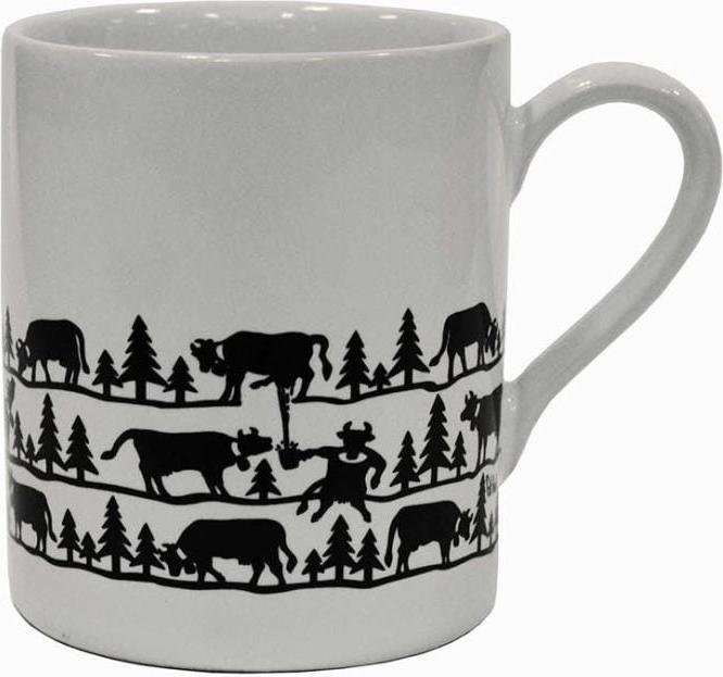 Heidi Cheese Line Mug crazy cow décor Pat Von N (425 ml)