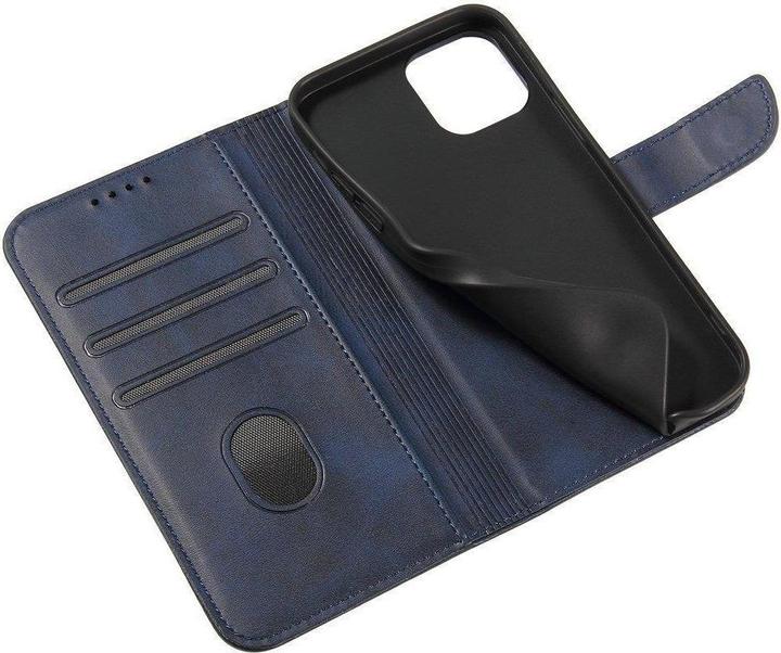 Produktbild Hurtel Magnet Case elegant case case cover with a flap and stand function Poco M4 Pro 5G blue (Xiaomi Poco M4 Pro 5G)