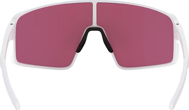 Actual product image Bliz P001S (matt white, White, Nano Optics Nordic Light Begonia - Violet w Blue Multi, Rose/purple blue mirrored)