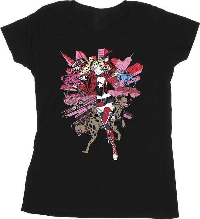 Immagine prodotto Maglietta in cotone con iena Harley Quinn (L)
