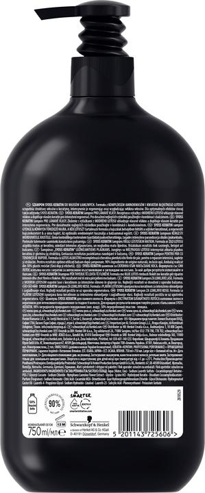 Actual product image Syoss Keratin (Liquid shampoo, 750 ml)