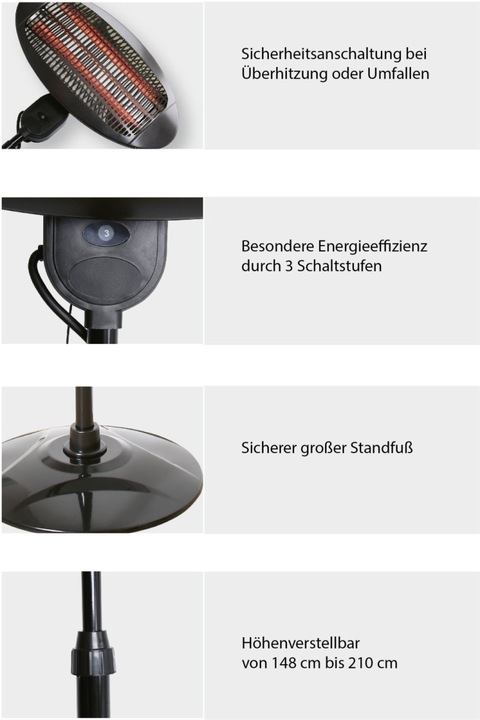 Actual product image Hartig & Helling BS 55 Independent radiant heater