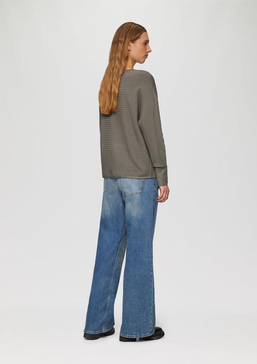 Produktbild S.Oliver Strickpullover Weicher Strickpullover aus Viskosemix mit Fledermausärmeln (40)